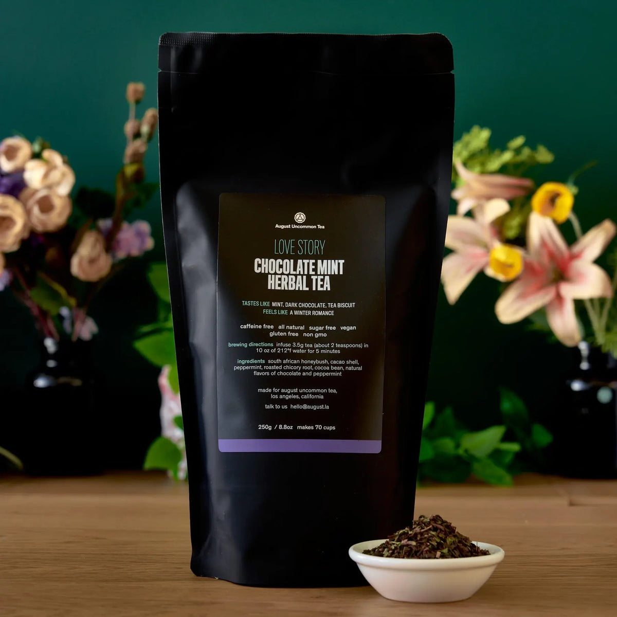 Love Story - Chocolate Mint Herbal Tea (Caffeine Free)