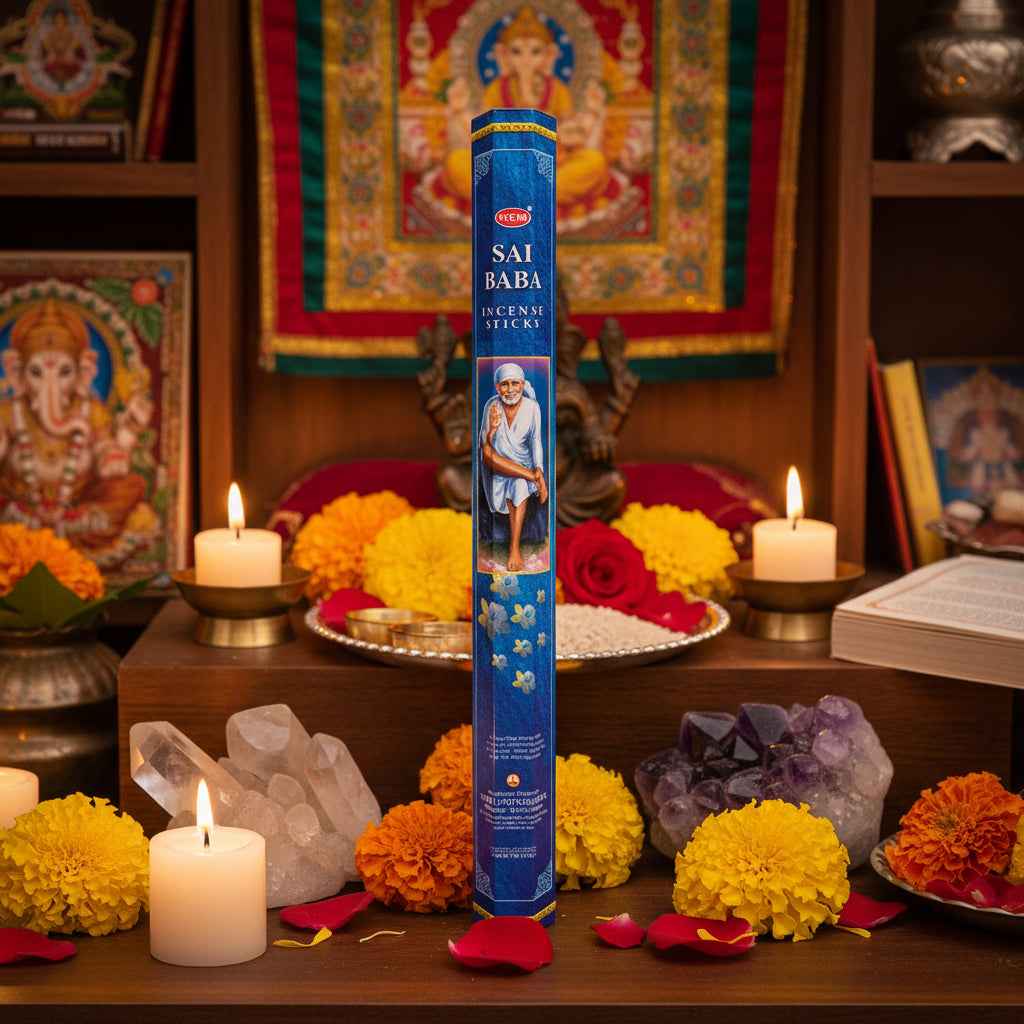 Hem Hexagon Sai Baba Incense Sticks for Spiritual Bliss and Meditation