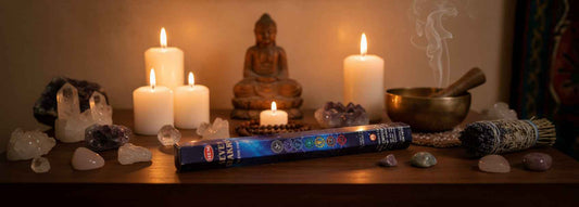 Hem Hexagon 7 Chakras Incense Sticks for Spiritual Balance and Harmony